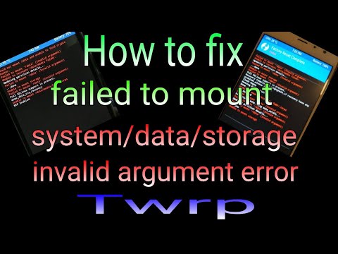 Panduan atasi masalah Failed To Mount System (Invalid Argument) pada Genpro X via TWRP