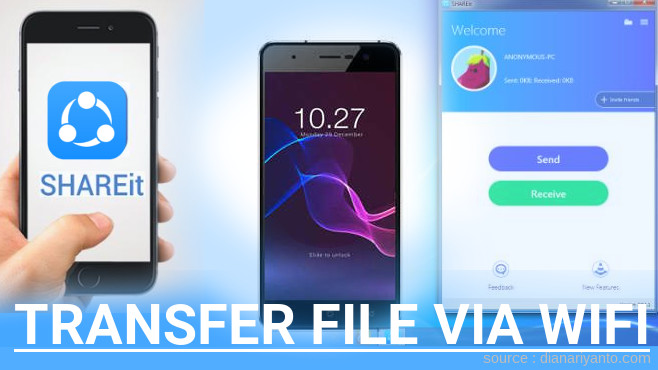 Cara Transfer File via Wifi di Genpro Genpro X Menggunakan ShareIt Versi Baru