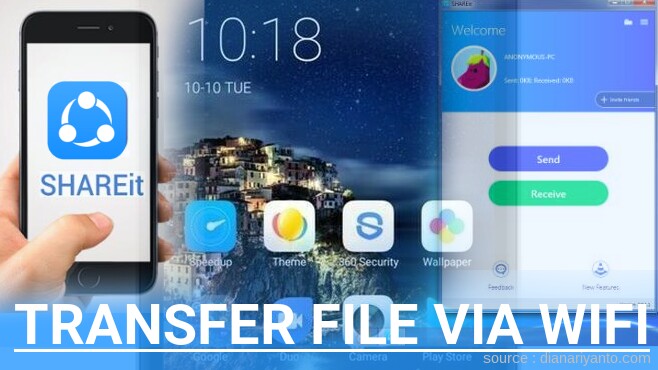 Mudahnya Transfer File via Wifi di Genpro X Menggunakan ShareIt Versi Baru